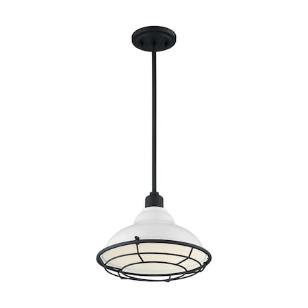 Fixture, Pendant, 1-Light, Incandescent, 60W, 120V, A19, Medium Base